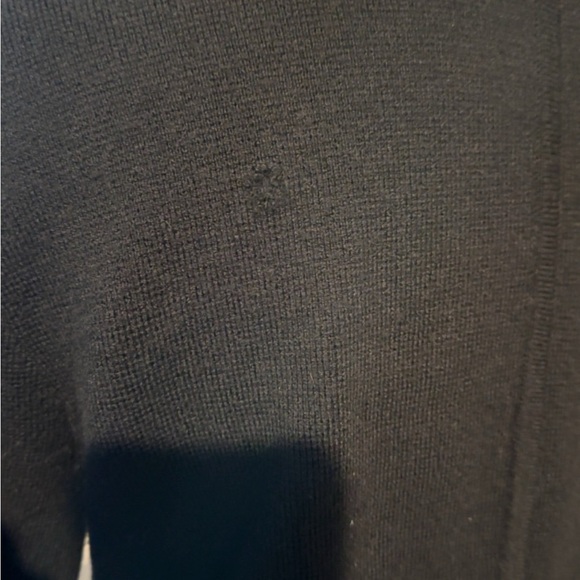 Talbots Black Pure Merino Wool Sweater Dress Medium Petite - Picture 2 of 5